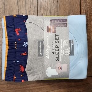 Eddie Bauer Boys 4-Piece Mix & Match Sleep Set (L 14/16)